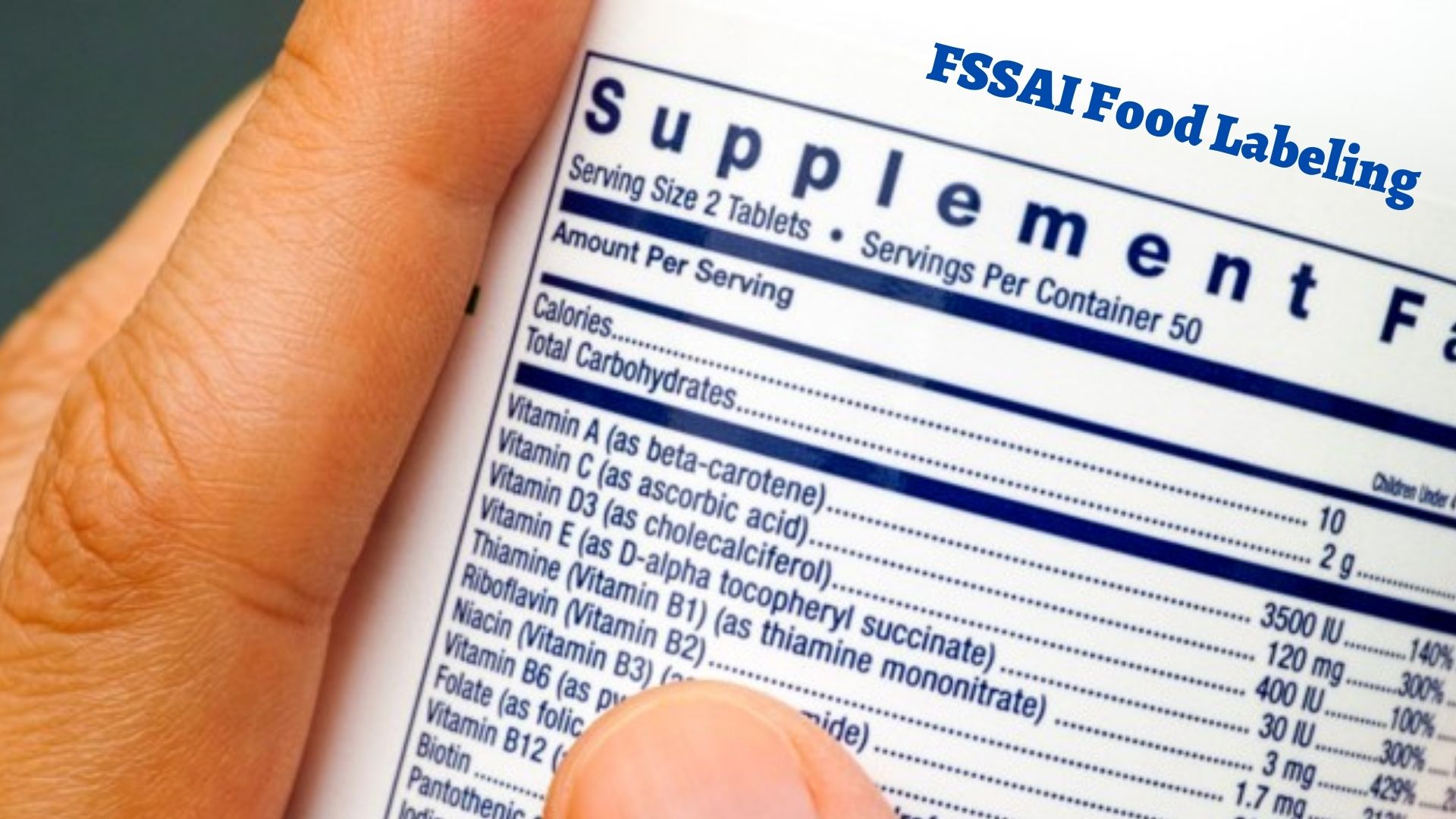 What is FSSAI food labeling and process